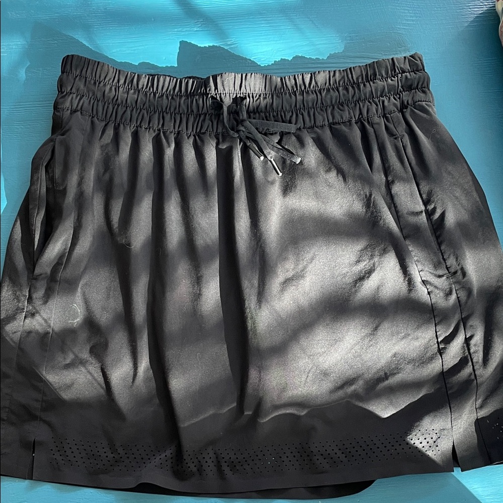 Athleta 12T Black Skort w/breathable mesh shorts liner